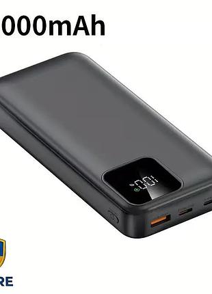 Повербанк xuqg 20000 mah с led-дисплеем и быстрой зарядкой lp2 (черный)