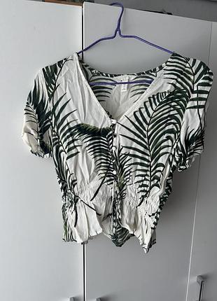 Блуза h&m з коротким рукавом