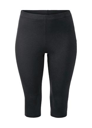 Лосины капри-бриджи для женщины esmara lycra® 310639_450575_472822 3xl черный