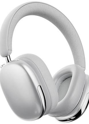 Бездротові навушники fingertime bt069nc з активним шумозаглушенням bluetooth 5.4, ai anc, колір сріблясті