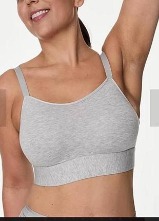 Якісний  бавовняний  післяопераційний бюст cotton rich non-wired post surgery cami bra від marks& spencer