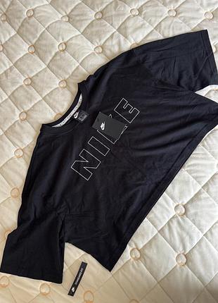 Спортивна чорна футболка найк, t-shirt nike
