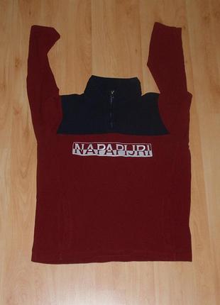 Флисовая кофта/флиска napapijri fleece polo ck original m-l пайта columbia x mammut x carhartt