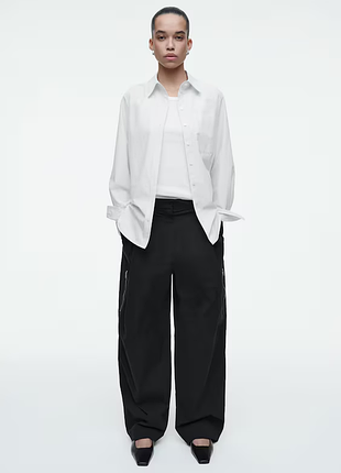 Брюки женские cos utility barrel-leg cargo trousers / 34