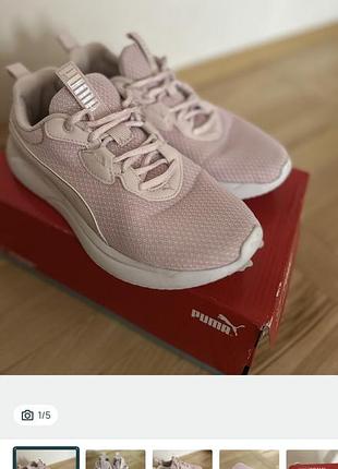 Жіночі рожеві кросівки puma 37р