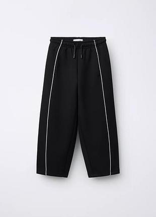 Штани брюки джогери чорні zara зара