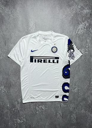 Vintage винтажная футбольная футболка nike internazionale inter milan найк интер милан big logo size m размер м