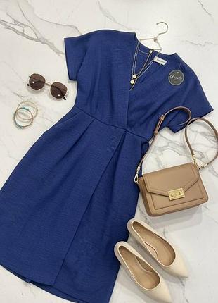 Жіноча класична сукня closet london синя uk 12 eu 40 m