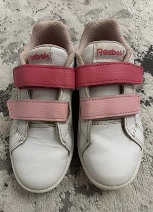 Кросівки шкіряні reebok для дівчинки
