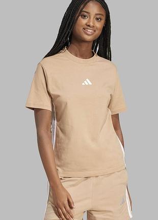Футболка essentials 3-stripes cotton t-shirts