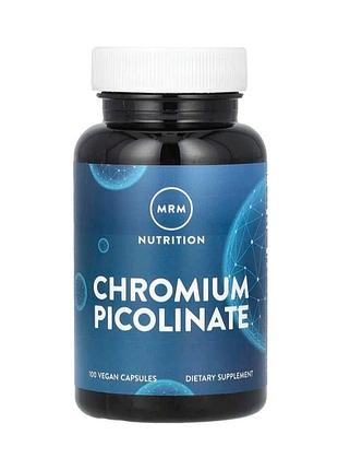 Піколінат хрому 200 мкг, 100 капсул, mrm nutrition, сша