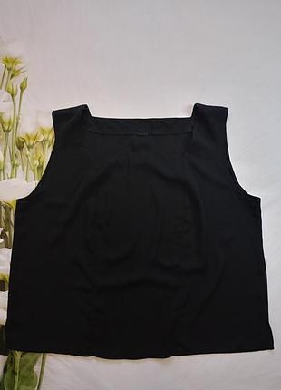 Женский черный топ, размер xxxl.