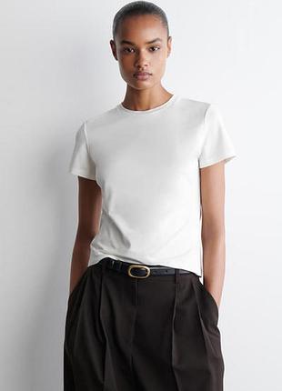Футболка женская cos shrunnken t-shirt / м