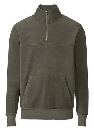 Светр флісовий для чоловіка livergy lidl 419512 s хакі