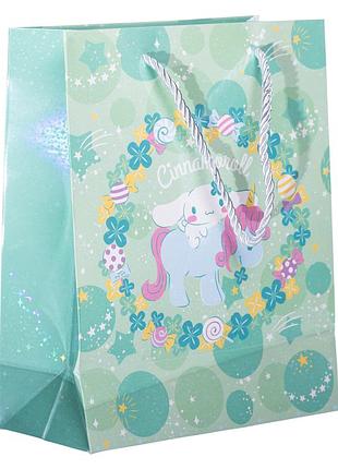 Набор подарочных пакетов из бумаги 12 (шт.) cinnamoroll 19×9.5×24.5 (см) мятный hp-10359-11m