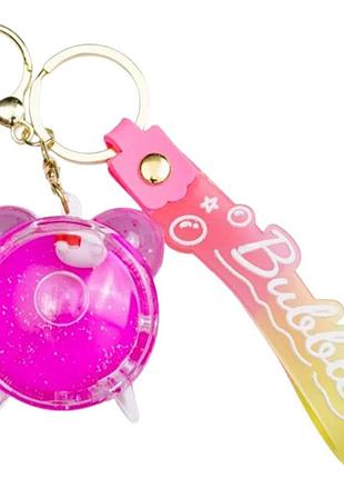 Детский брелок hello kitty clock 4×4.5 (см) для ключей, на сумку и рюкзак hp-55-33cat