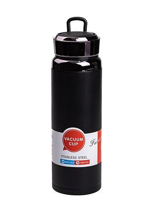 Термос vacuum sports 1 л з нержавіючої сталі чорний hp-14-29b
