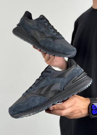 Чоловічі кросівки reebok classic leather 2400 dark matter grey