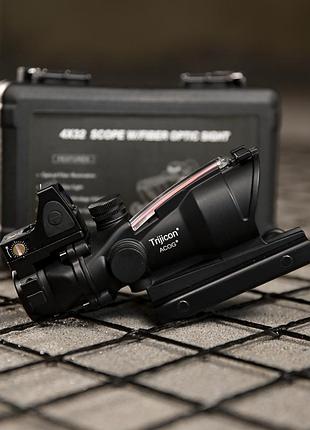 Приціл trijicon acog + коліматор🖤