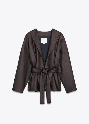 Кімоно жакет із льону zara