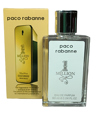 Мужской парфюм (версия paco rabanne 1 million) 60 мл