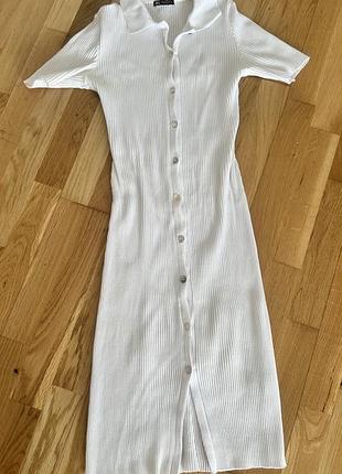 Zara плаття в рубчик / сукня