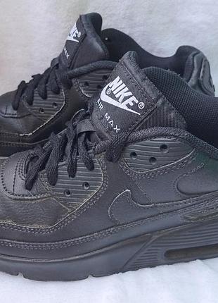 Nike air max — шкіряні кросівки, 38 р.
