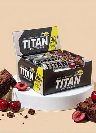 Titan bar - 9x85g cherry brownie