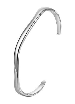 Браслет сріблястий жорсткий burker nara bracelet silver