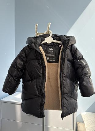 Зимовий пуховик zara 98см