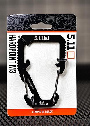 Карабін 5.11 tactical hardpoint m3, чорний