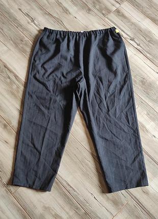 Женские классические брюки kingfield разм. 24 / xxl (на резинке, в полоску)