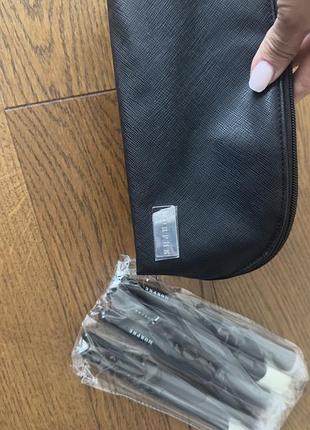 Набір пензлів для обличчя morphe face the beat 5-piece face brush collection & bag