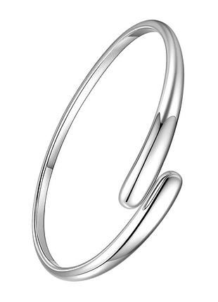 Браслет жорсткий сріблястий burker maggy bracelet silver