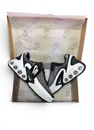 Кросівки nike air max dn «white black»