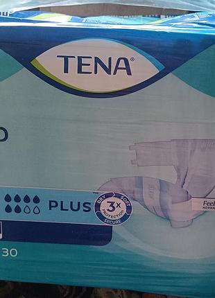 Подгузники tena slip plus l 30 шт для взрослых с ограниченными возможностями с технологией feeldry advanced
 поштучно
