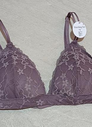 Топ мереживний з чашками primark