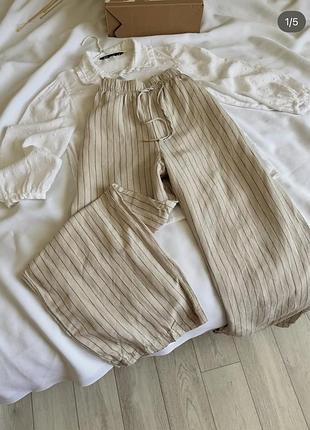 Брюки палаццо h&m