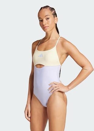 Купальник padded colorblock x-back swimsuit