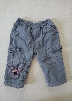 Штани хлопчачі pantalon dessus сірі