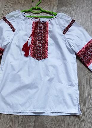 Вишиванка сорочка 9-12 р