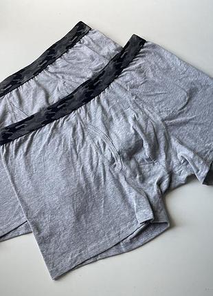 2 шт комплект боксерів труси з бавовни та поліестеру primark