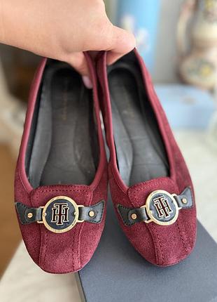 Балетки замша tommy hilfiger, розмір 37