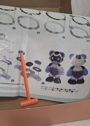 3d-конструктор magic blocks «робот панда» 4