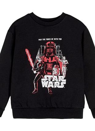 Дитячий світшот "star wars" чорний