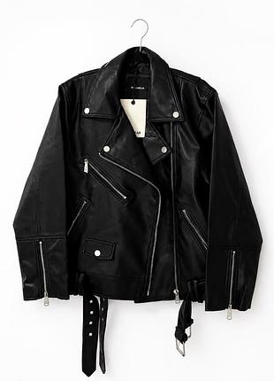 Куртка косуха шкірянка pull&bear