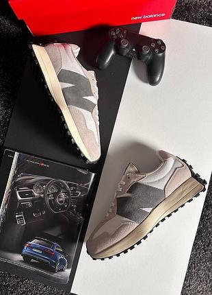 Чоловічі кросівки new balance 327 grey white