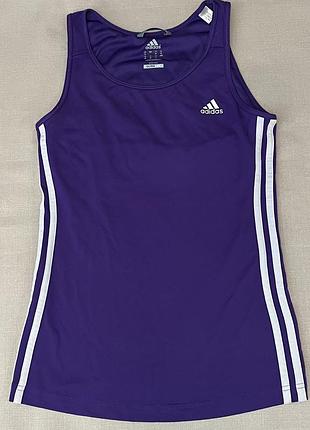 Фіолетова майка adidas