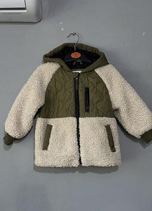 Куртка з вовни шерпа на хлопчика 86/92р