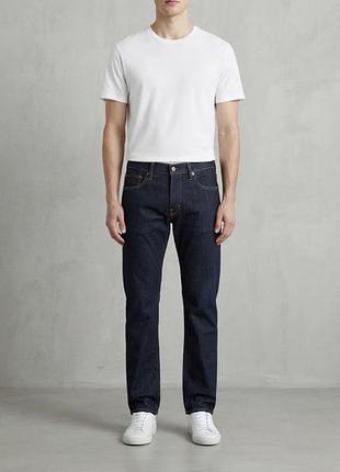 Чоловічі джинси levi's 504 regular straight ,розмір w32 l30, насичений темно-синій колір